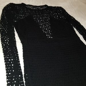 Windsor black midi dress